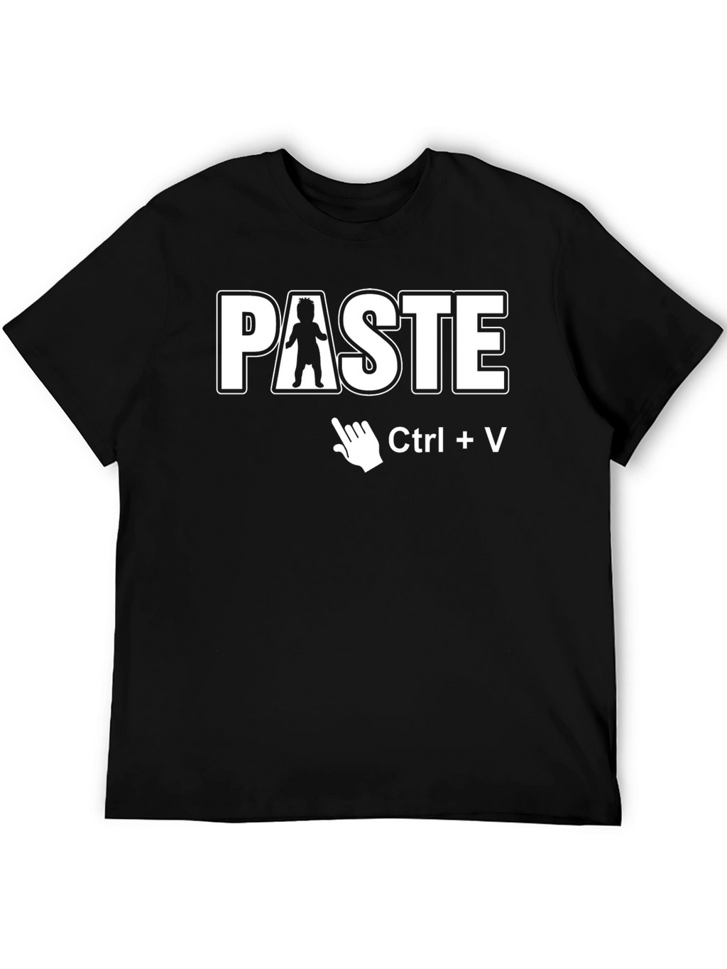 Ctrl+V Paste Funny Graphic T-Shirt