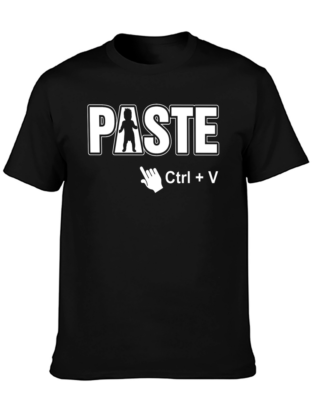 Ctrl+V Paste Funny Graphic T-Shirt