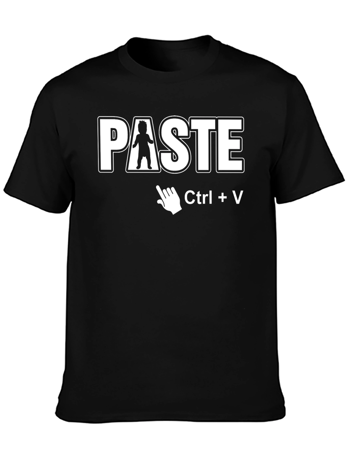 Ctrl+V Paste Funny Graphic T-Shirt