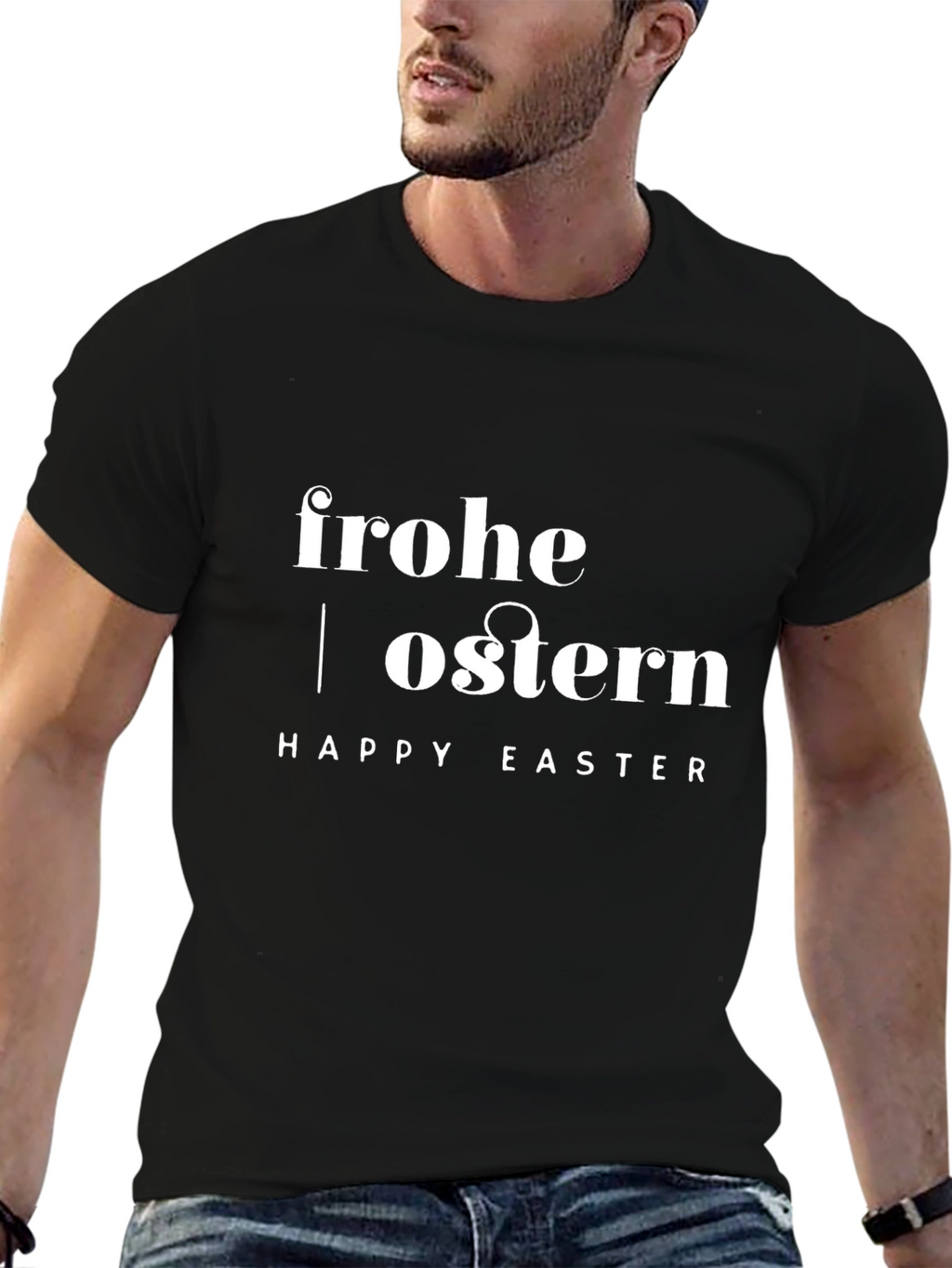 Frohe Ostern Graphic T-Shirt - Happy Easter Tee