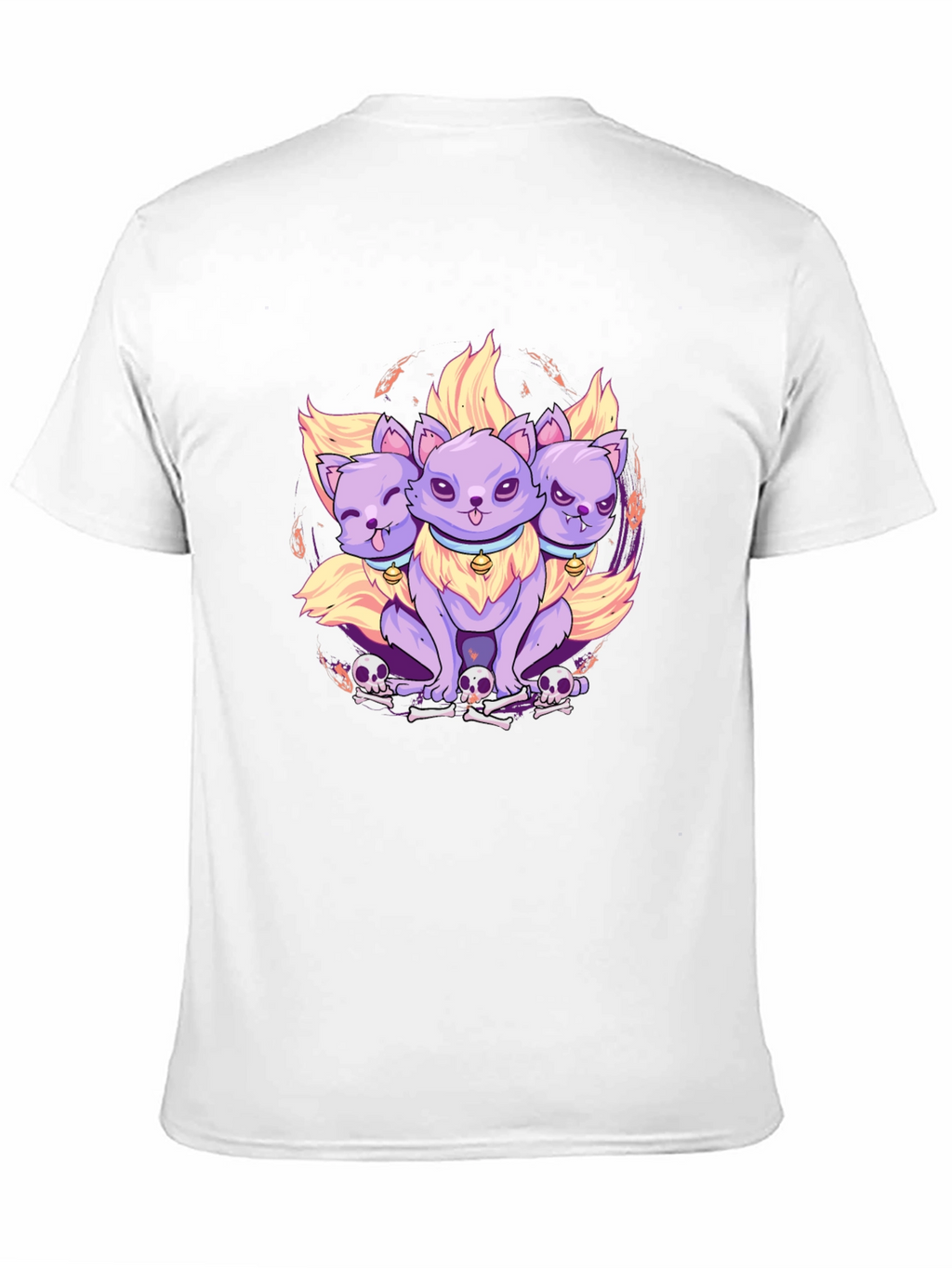 Three-Headed Cerberus Cat T-Shirt