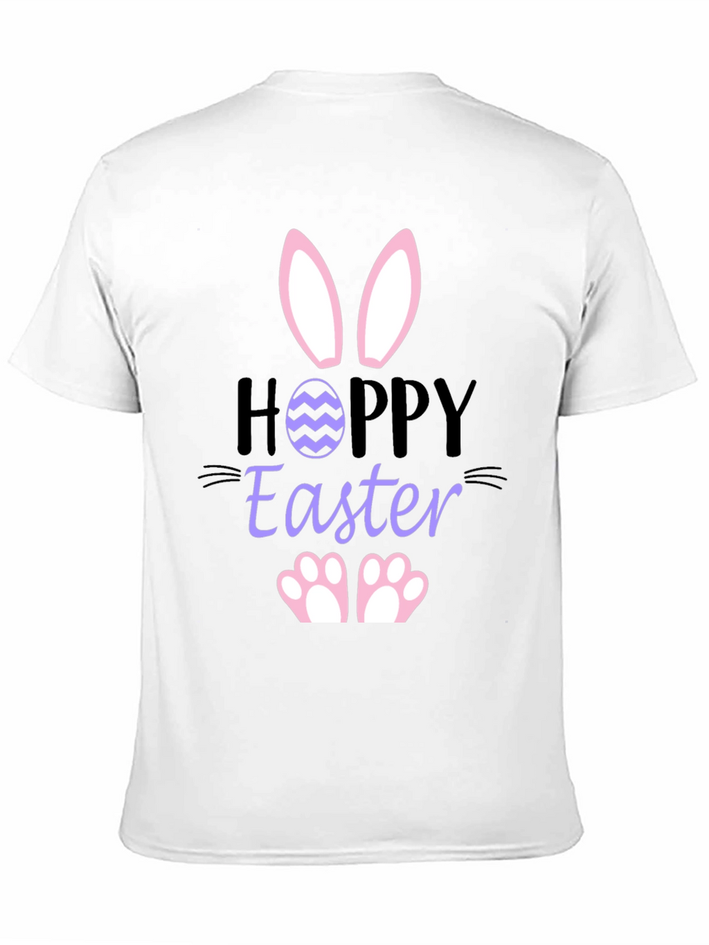 Hoppy Easter Bunny T-Shirt - Black