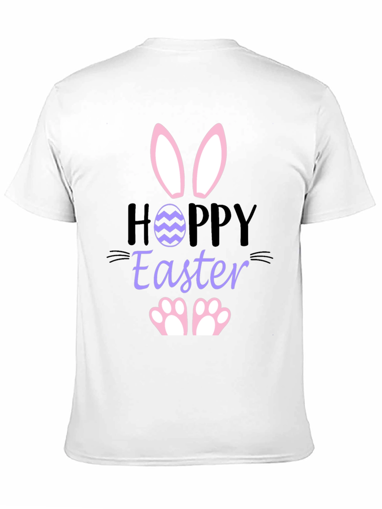 Hoppy Easter Bunny T-Shirt - Black