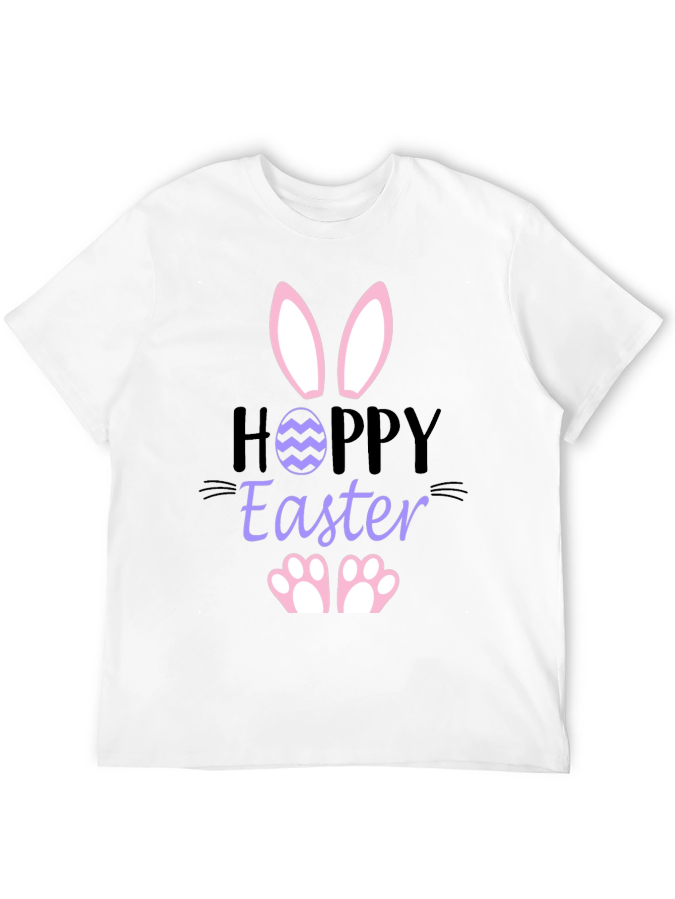 Hoppy Easter Bunny T-Shirt - Black