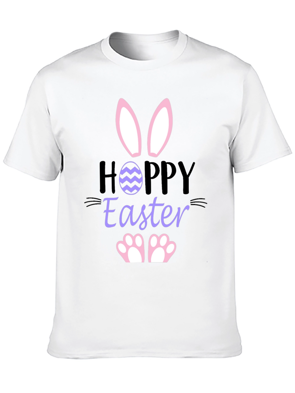 Hoppy Easter Bunny T-Shirt - Black