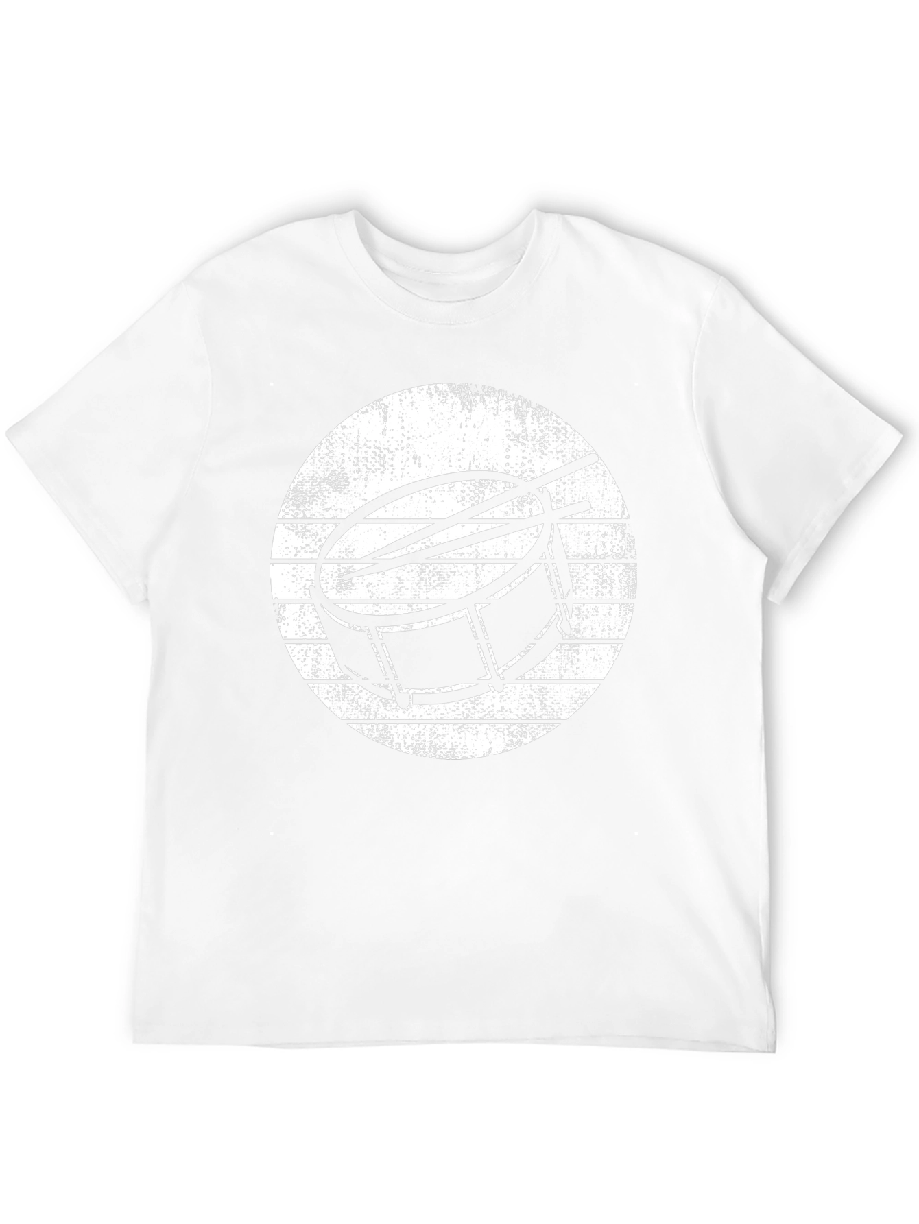 Drum Kit Graphic Tee - Black Cotton T-Shirt