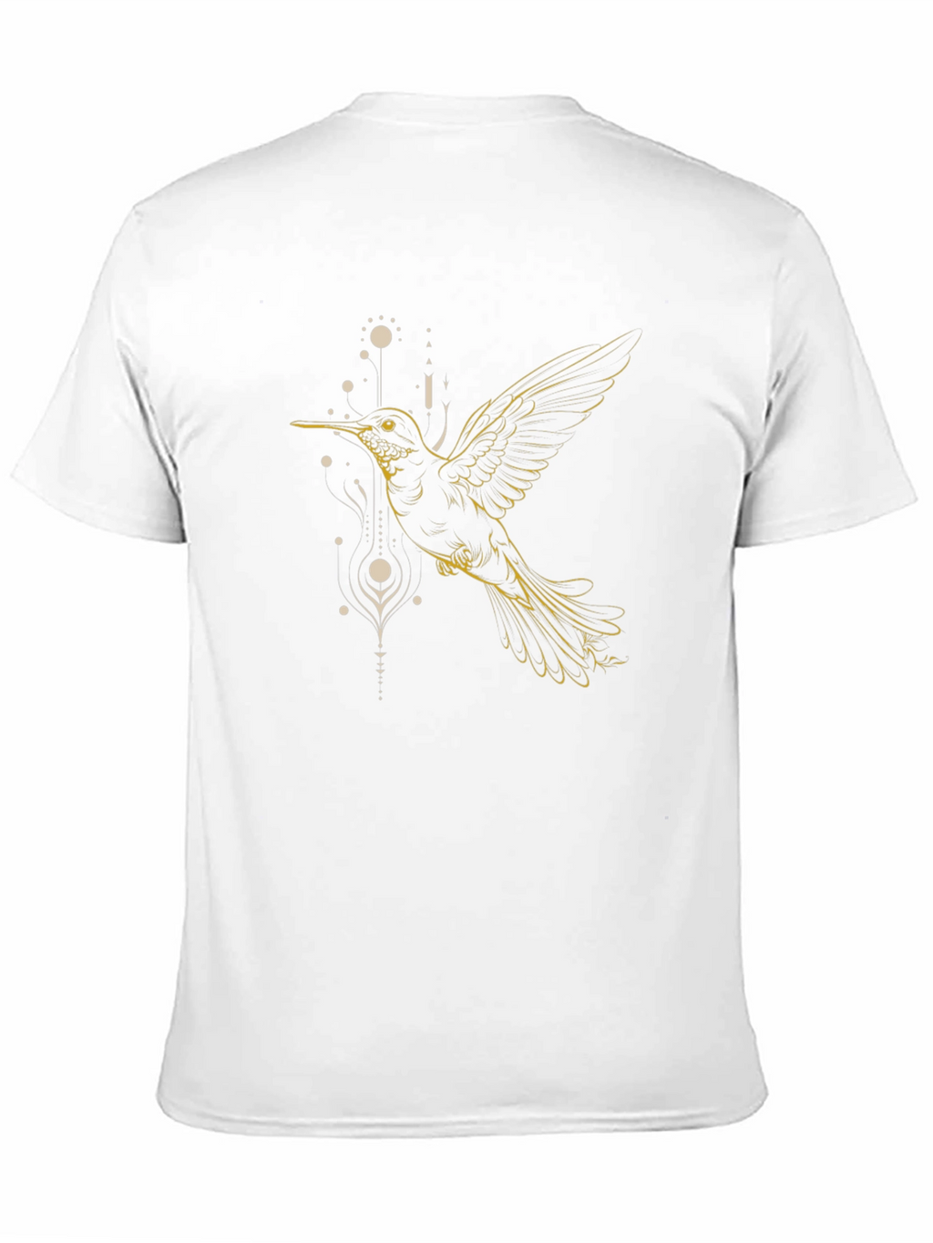 Hummingbird Graphic Tee - Black Cotton Blend