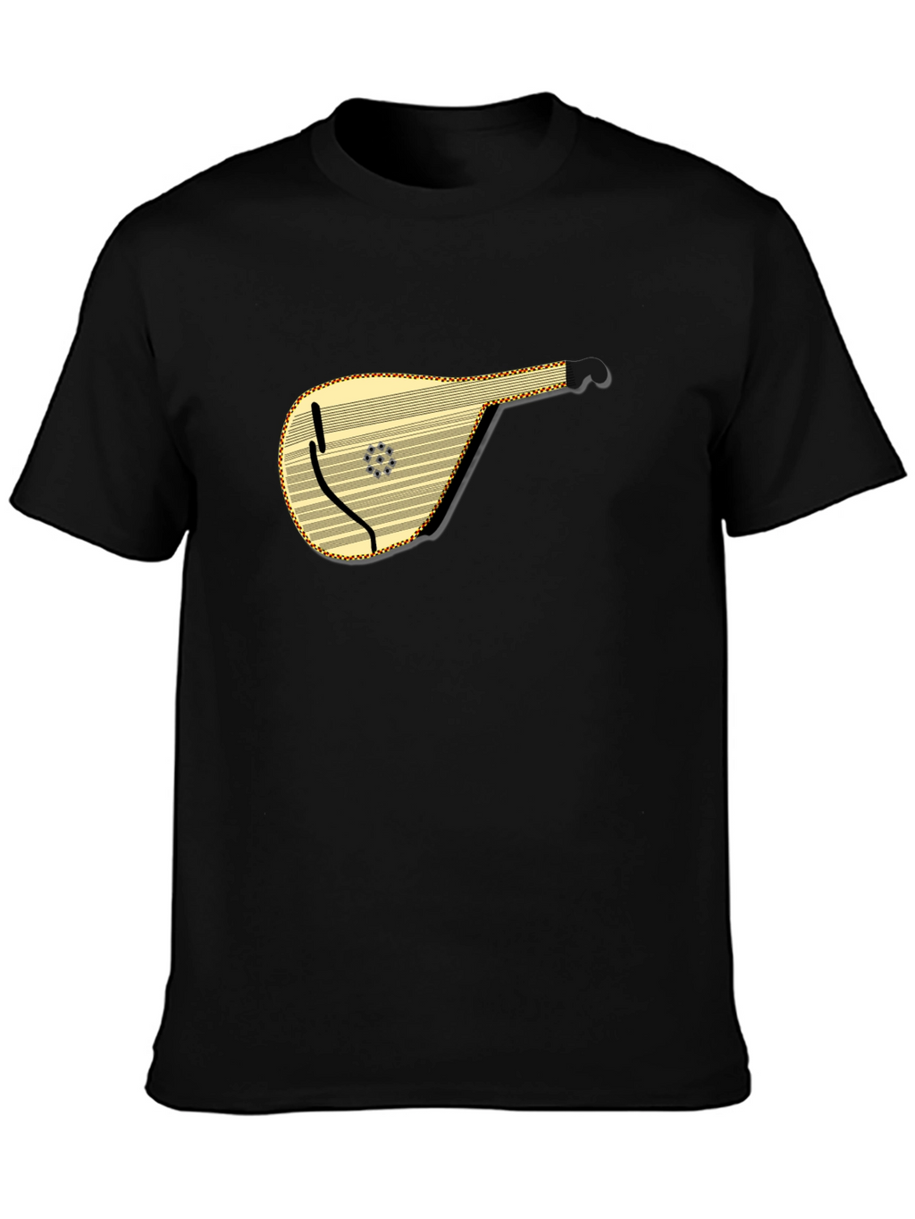 Bandura Graphic Tee - Black Cotton Shirt