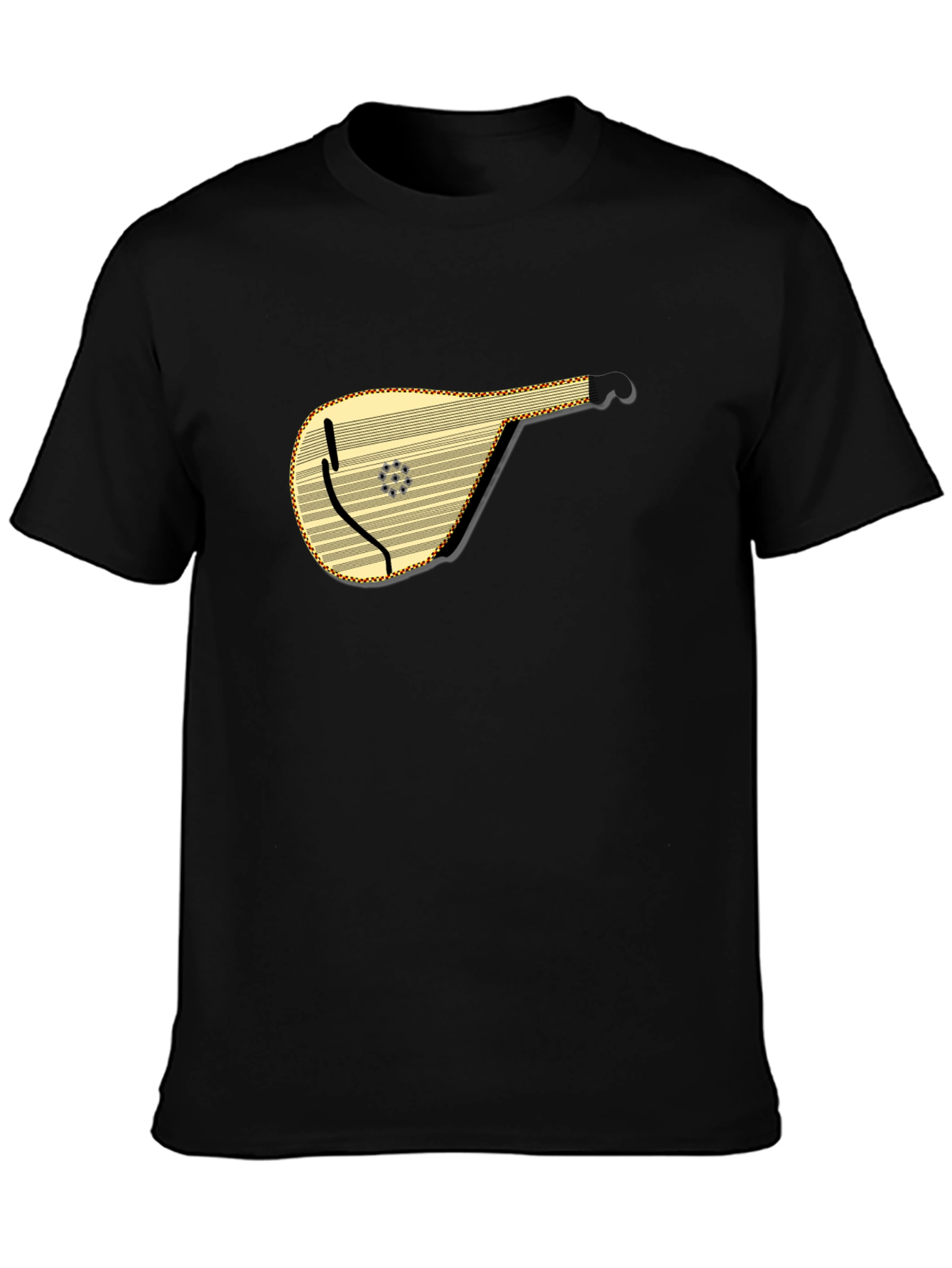 Bandura Graphic Tee - Black Cotton Shirt