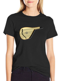 Bandura Graphic Tee - Black Cotton Shirt