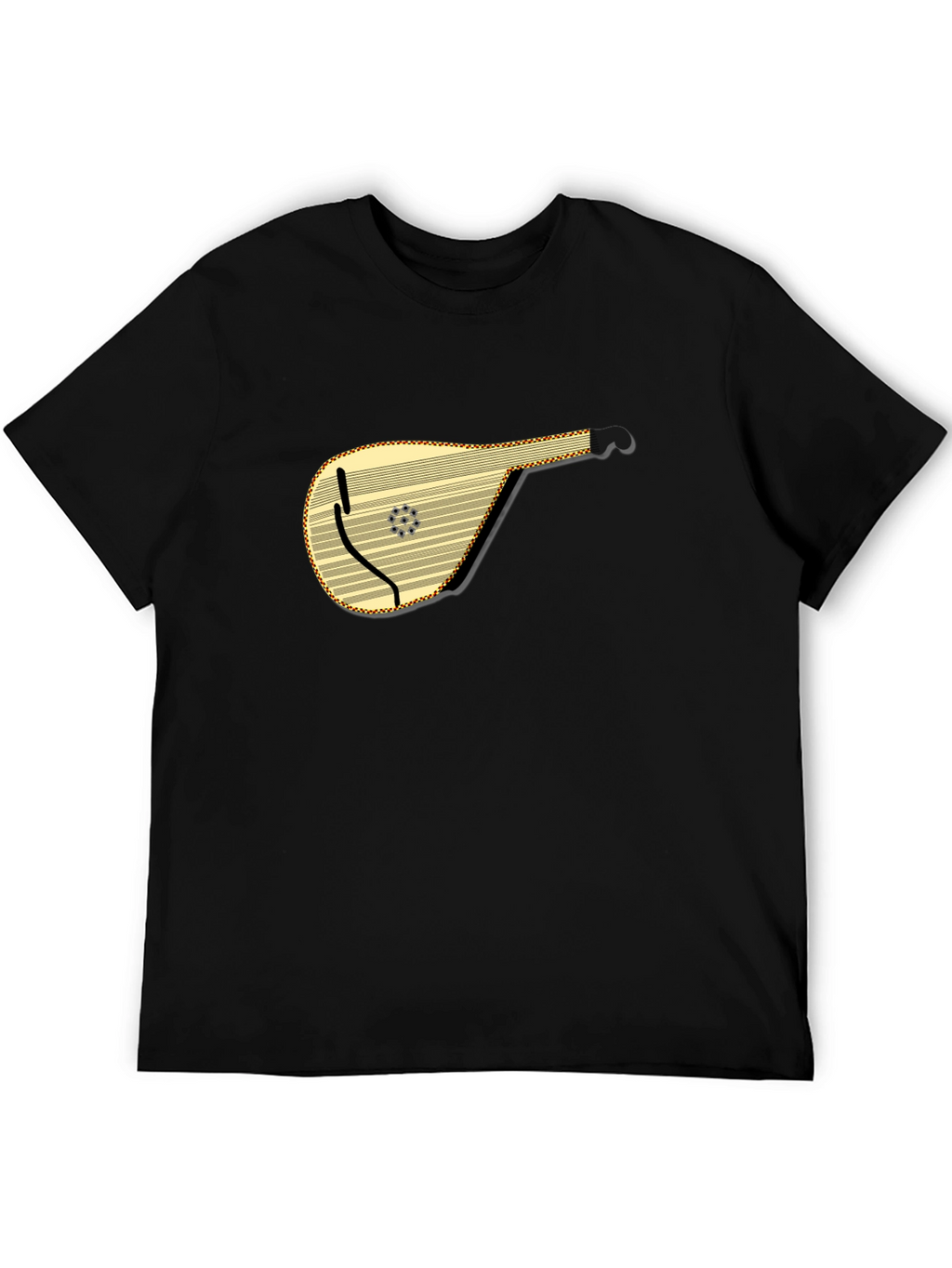 Bandura Graphic Tee - Black Cotton Shirt