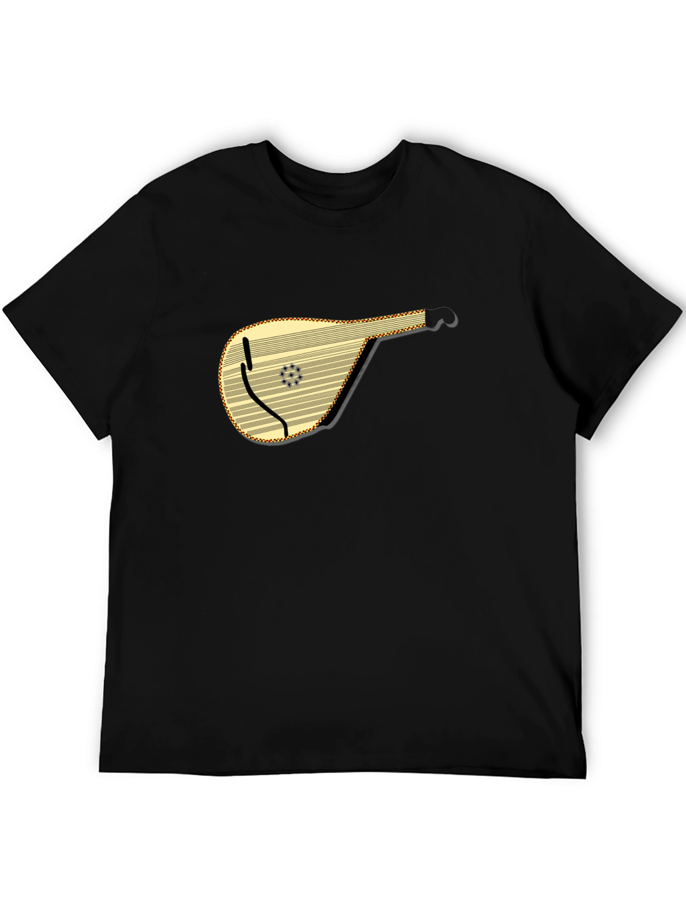 Bandura Graphic Tee - Black Cotton Shirt