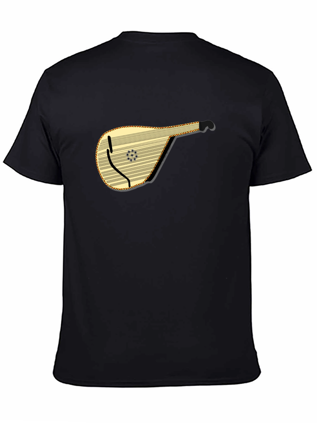 Bandura Graphic Tee - Black Cotton Shirt