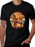 Golden Retriever Coffee T-Shirt