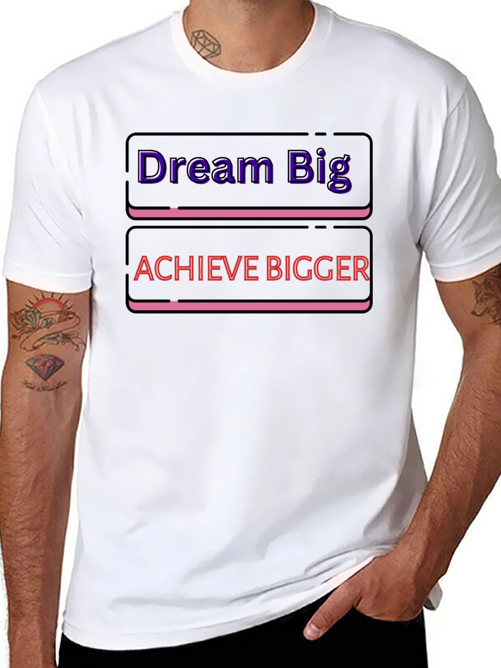 Dream Big Achieve Bigger Graphic Tee