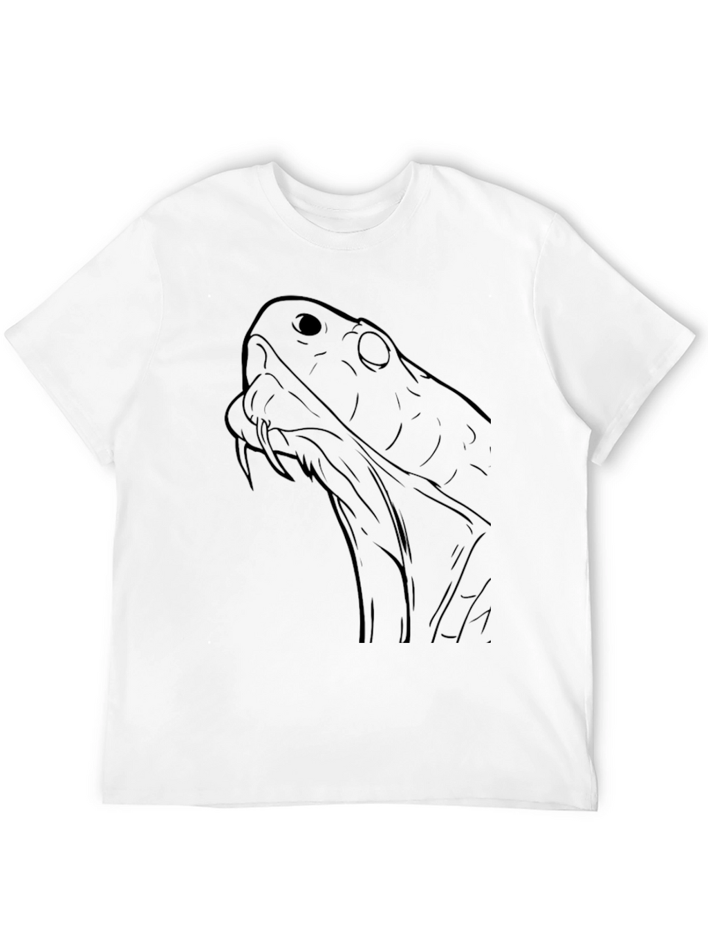 Black Snake Graphic Tee - Mens Casual T-Shirt