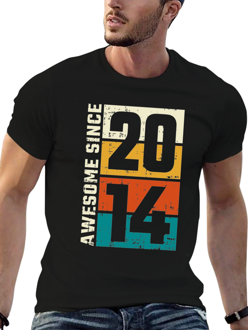 Awesome Since 2014 Graphic T-Shirt