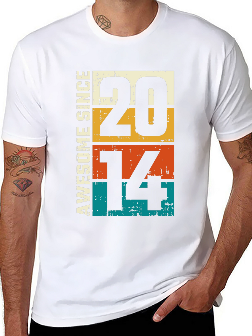 Awesome Since 2014 Graphic T-Shirt
