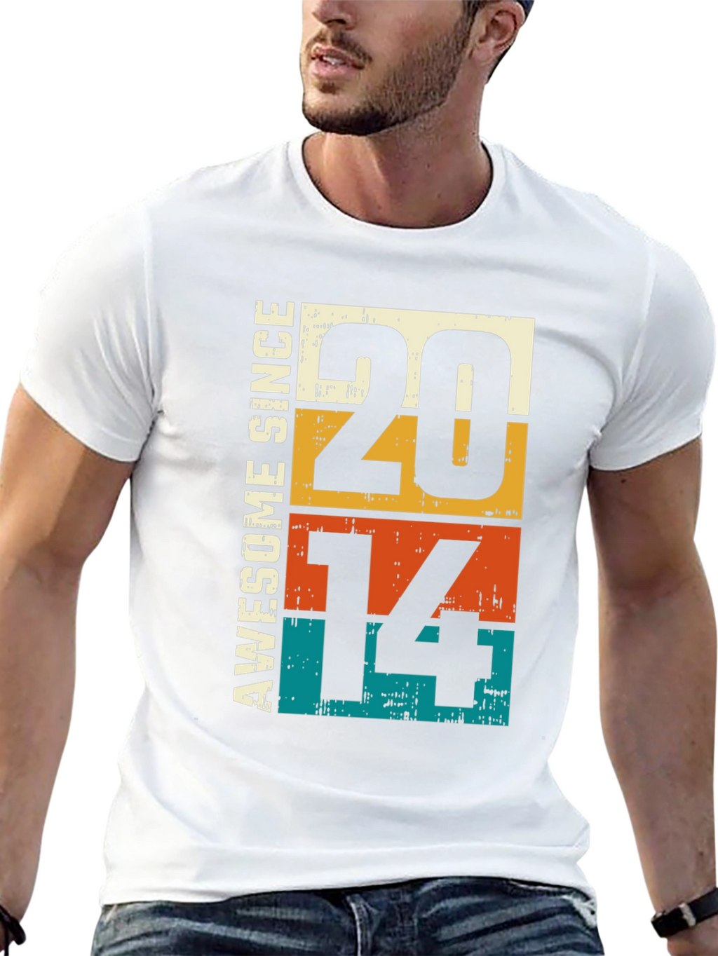 Awesome Since 2014 Graphic T-Shirt