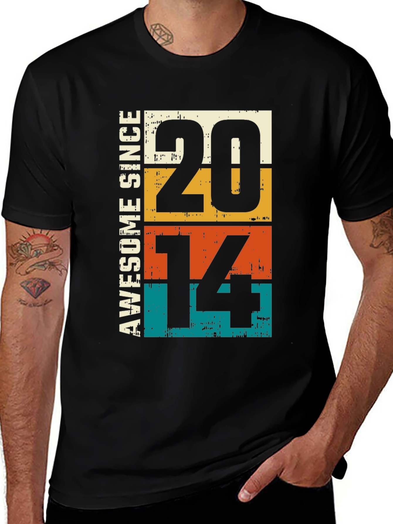Awesome Since 2014 Graphic T-Shirt