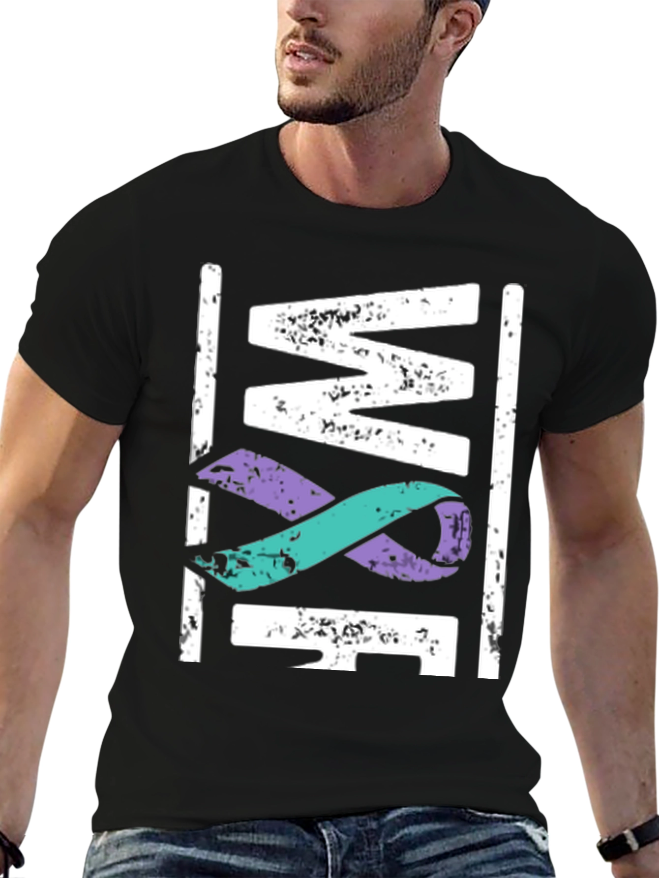 Awareness Ribbon Graphic T-Shirt
