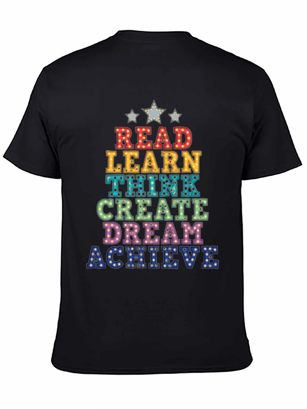 Read Learn Think Graphic Tee