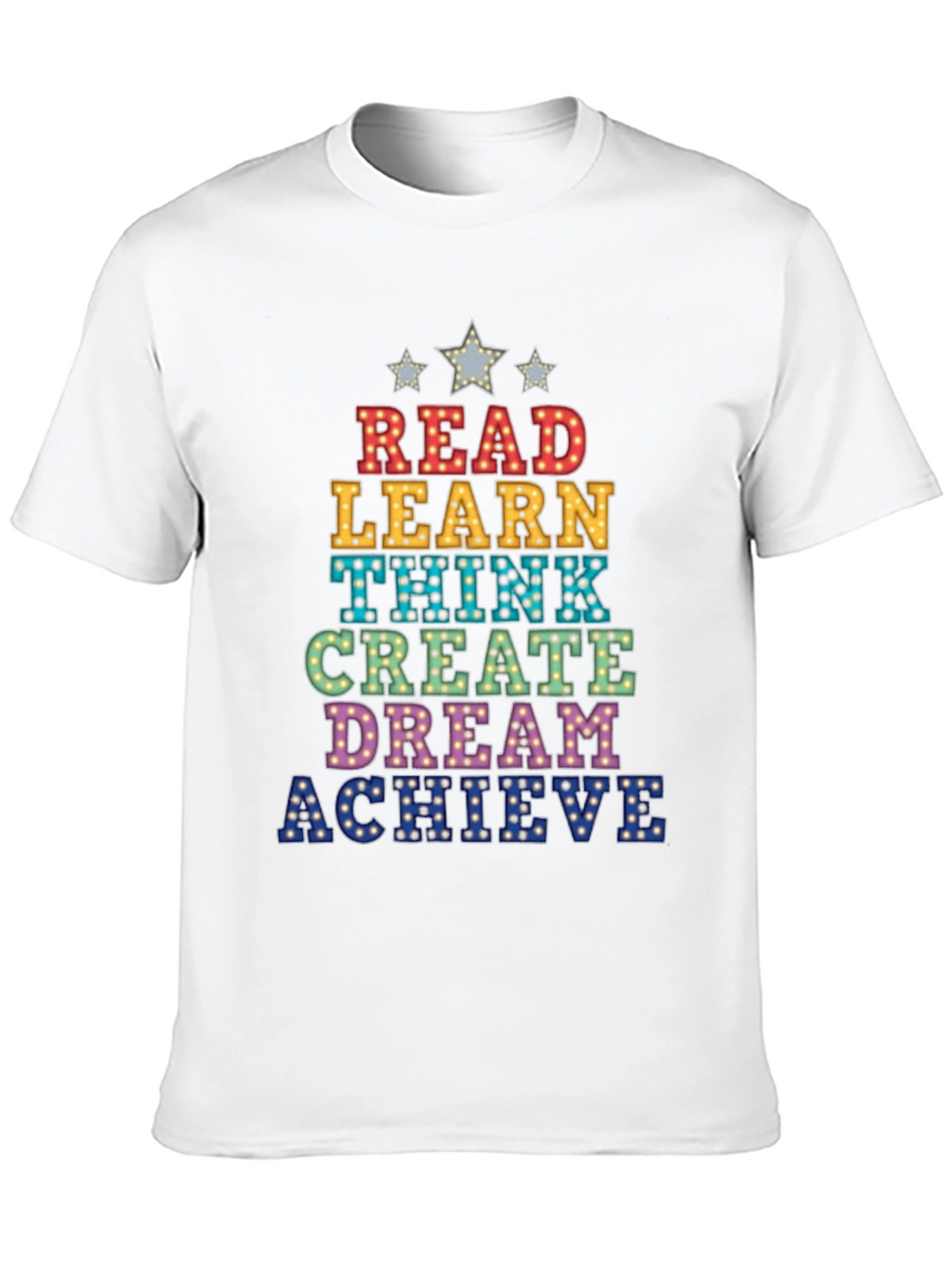Read Learn Think Graphic Tee