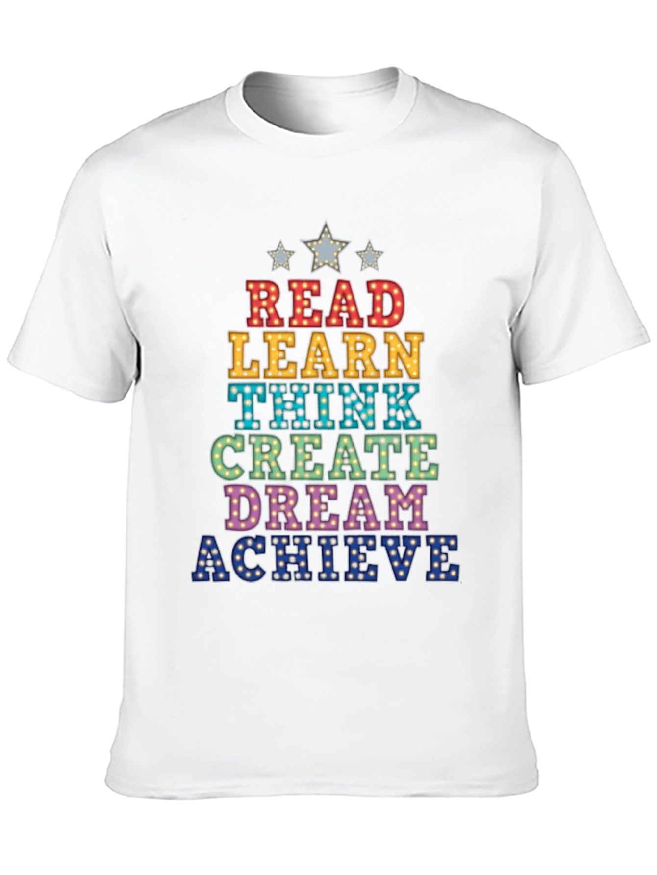Read Learn Think Graphic Tee