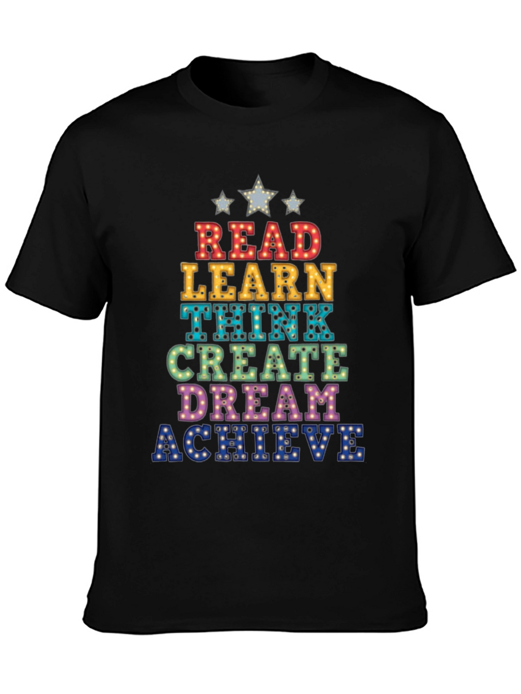 Read Learn Think Graphic Tee