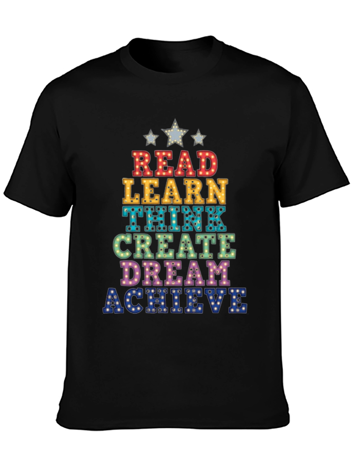 Read Learn Think Graphic Tee