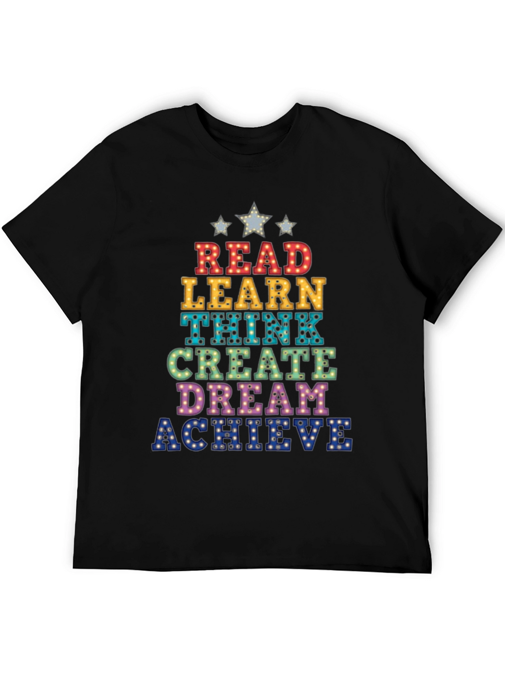 Read Learn Think Graphic Tee