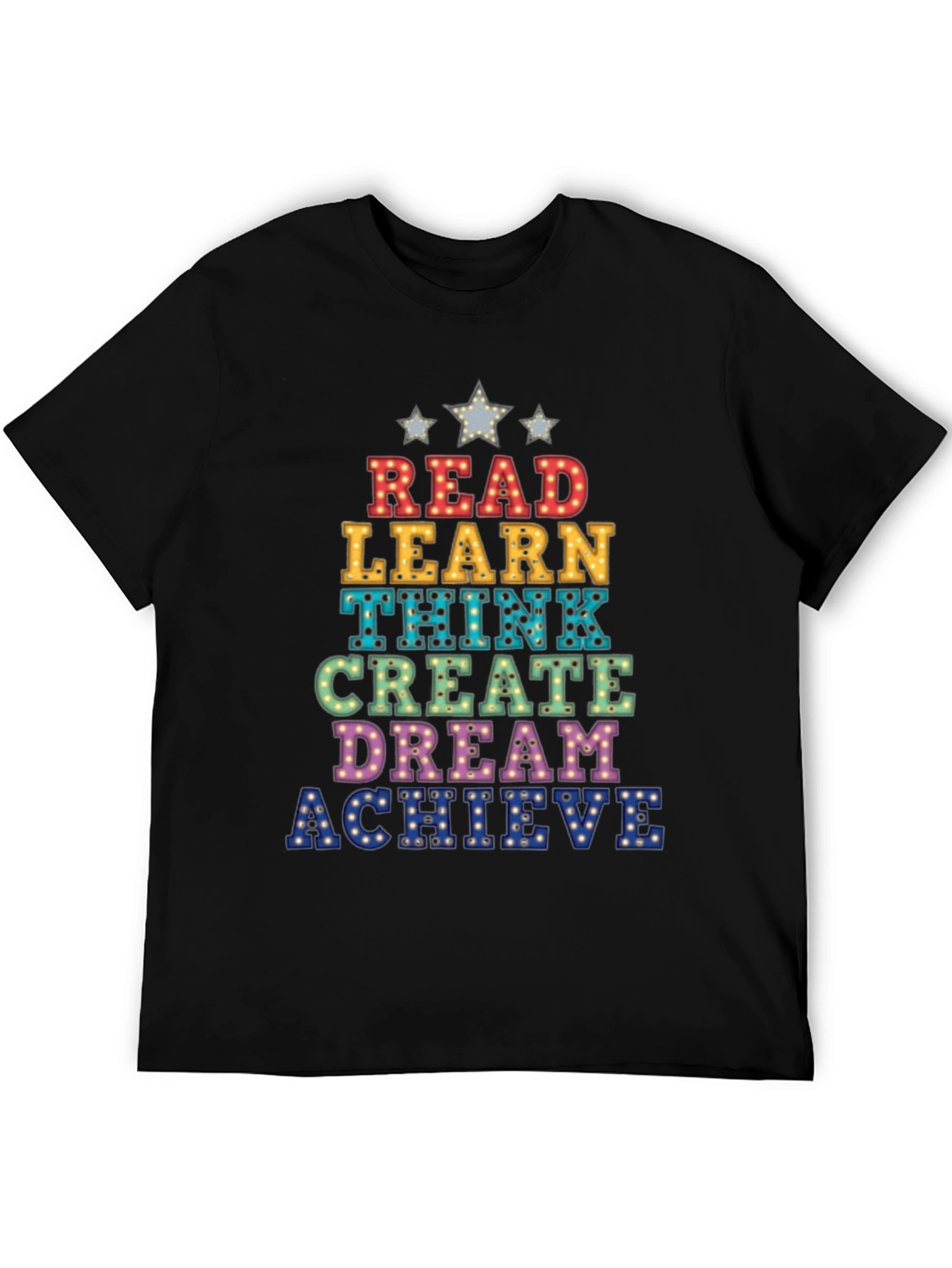 Read Learn Think Graphic Tee