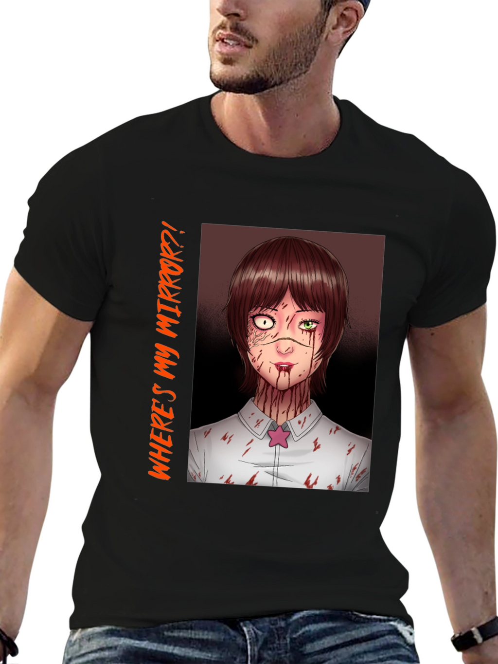 Junji Ito Inspired Horror T-Shirt