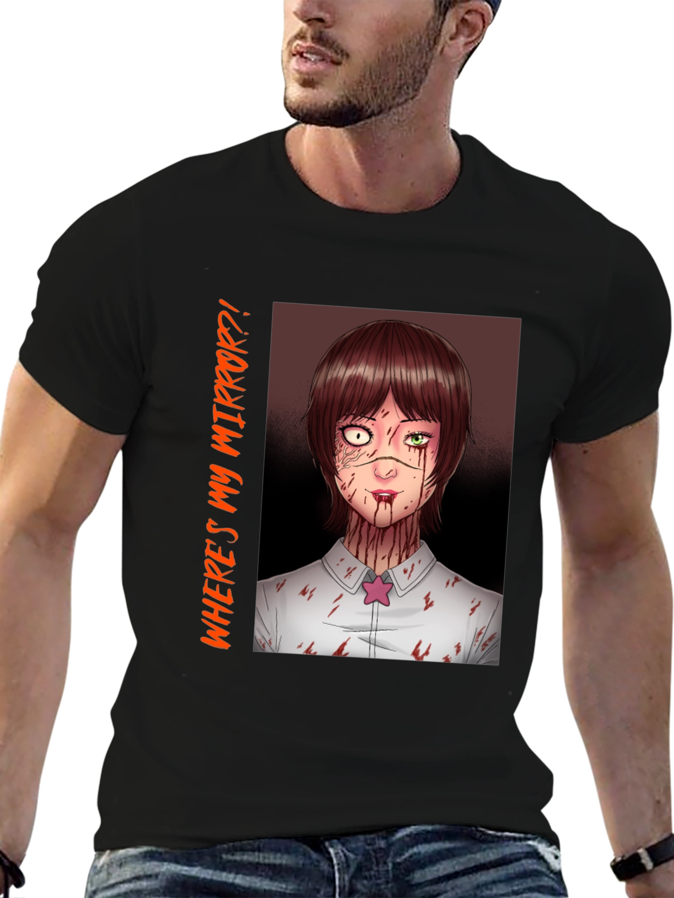 Junji Ito Inspired Horror T-Shirt