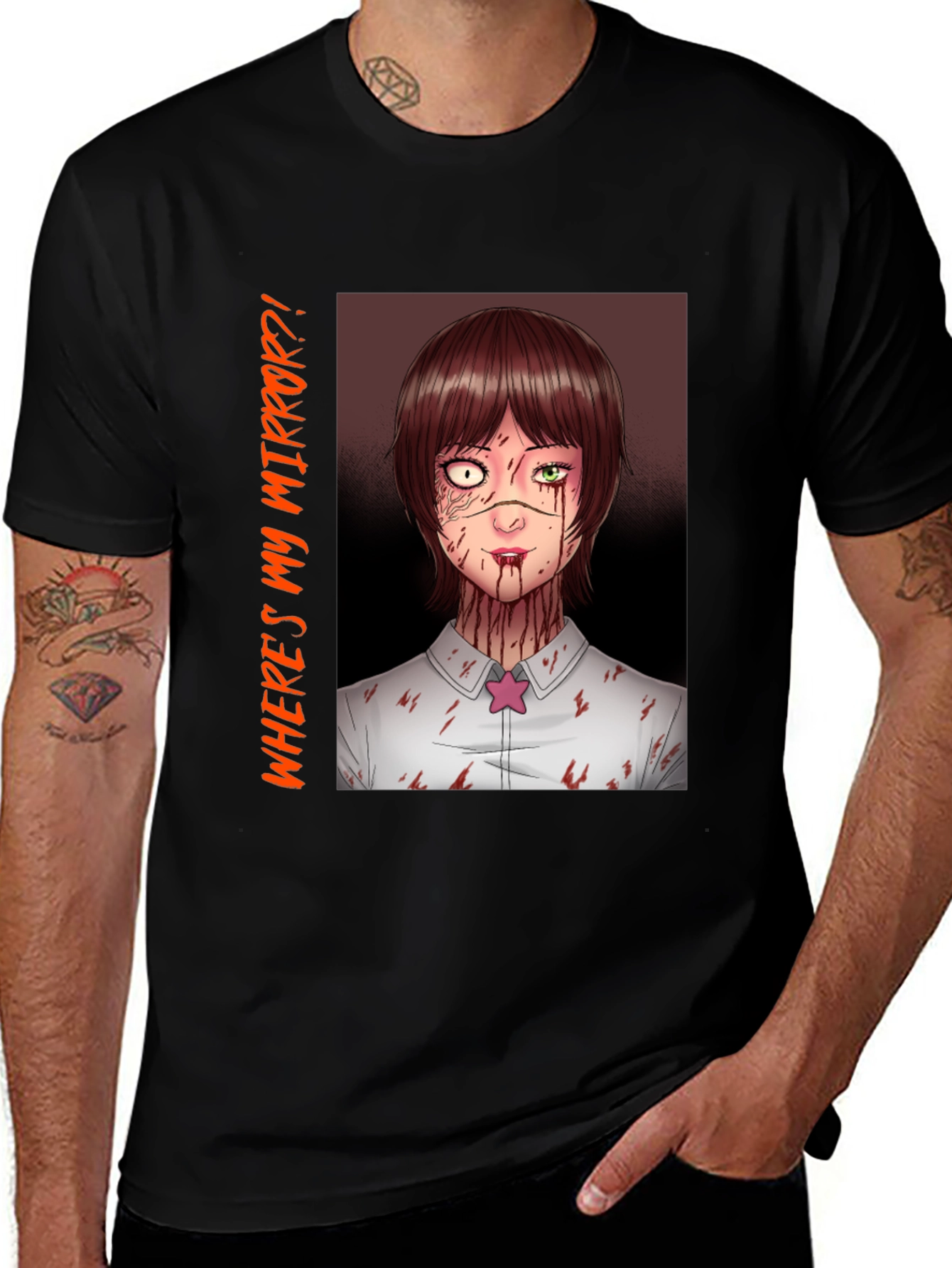 Junji Ito Inspired Horror T-Shirt