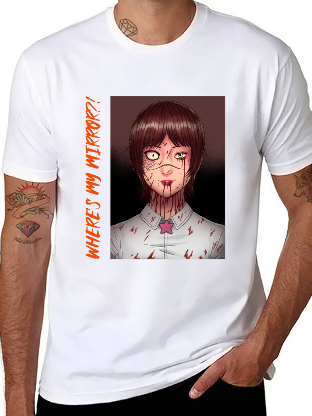 Junji Ito Inspired Horror T-Shirt