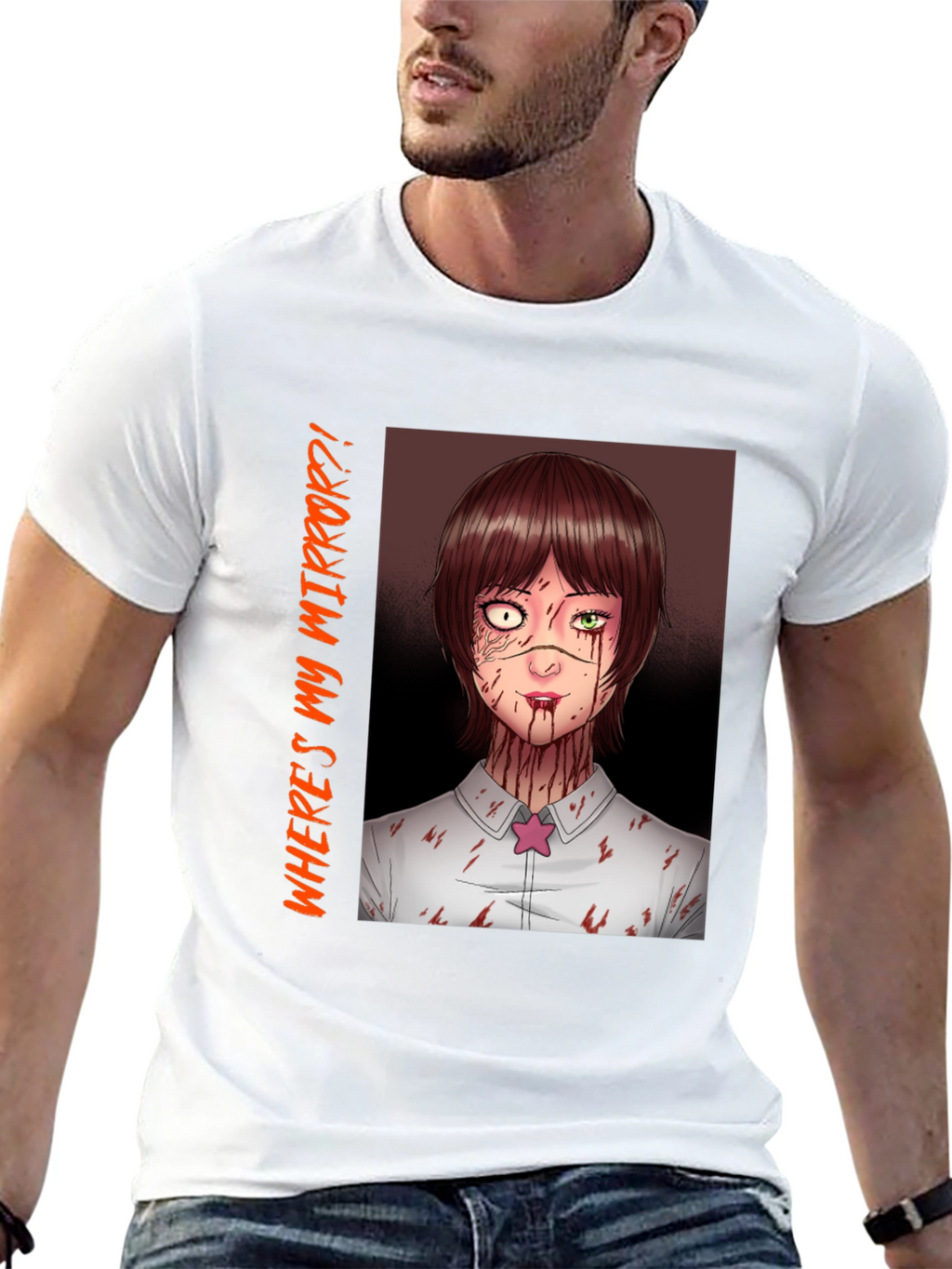 Junji Ito Inspired Horror T-Shirt