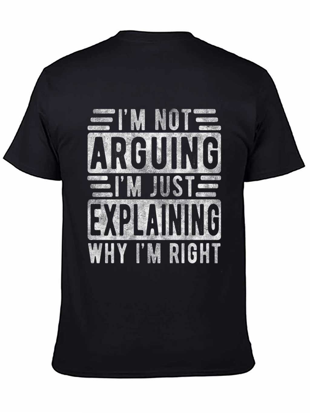 Im Not Arguing Explaining Mens T-Shirt