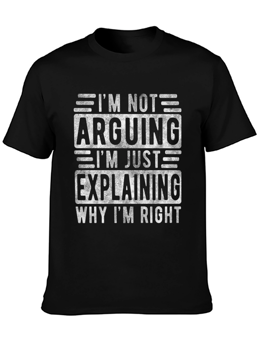 Im Not Arguing Explaining Mens T-Shirt