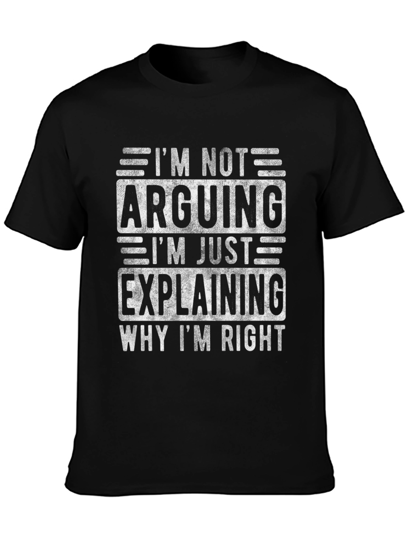 Im Not Arguing Explaining Mens T-Shirt