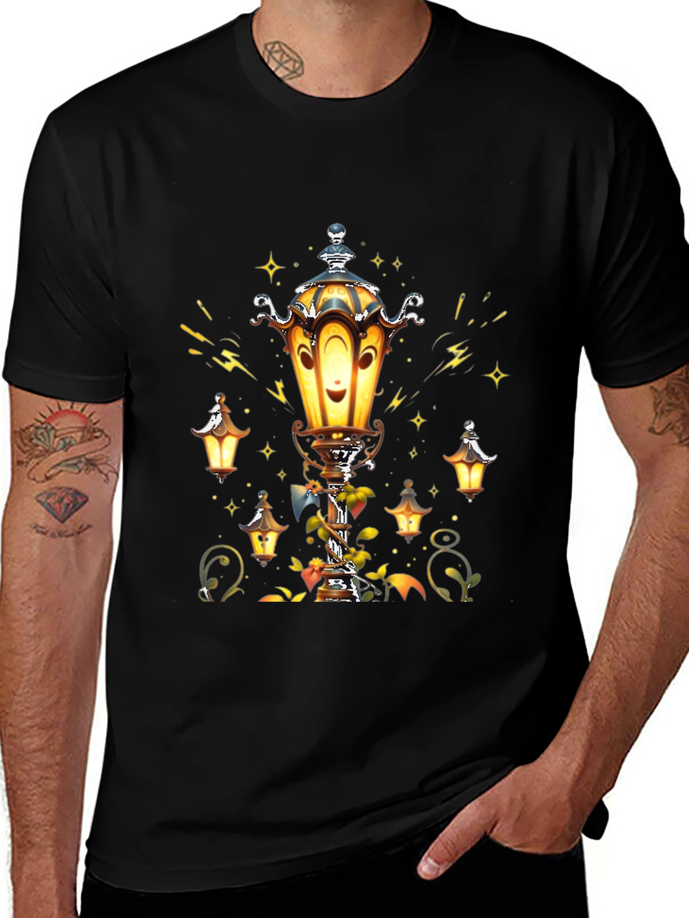 Whimsical Lantern T-Shirt - Glow with Style