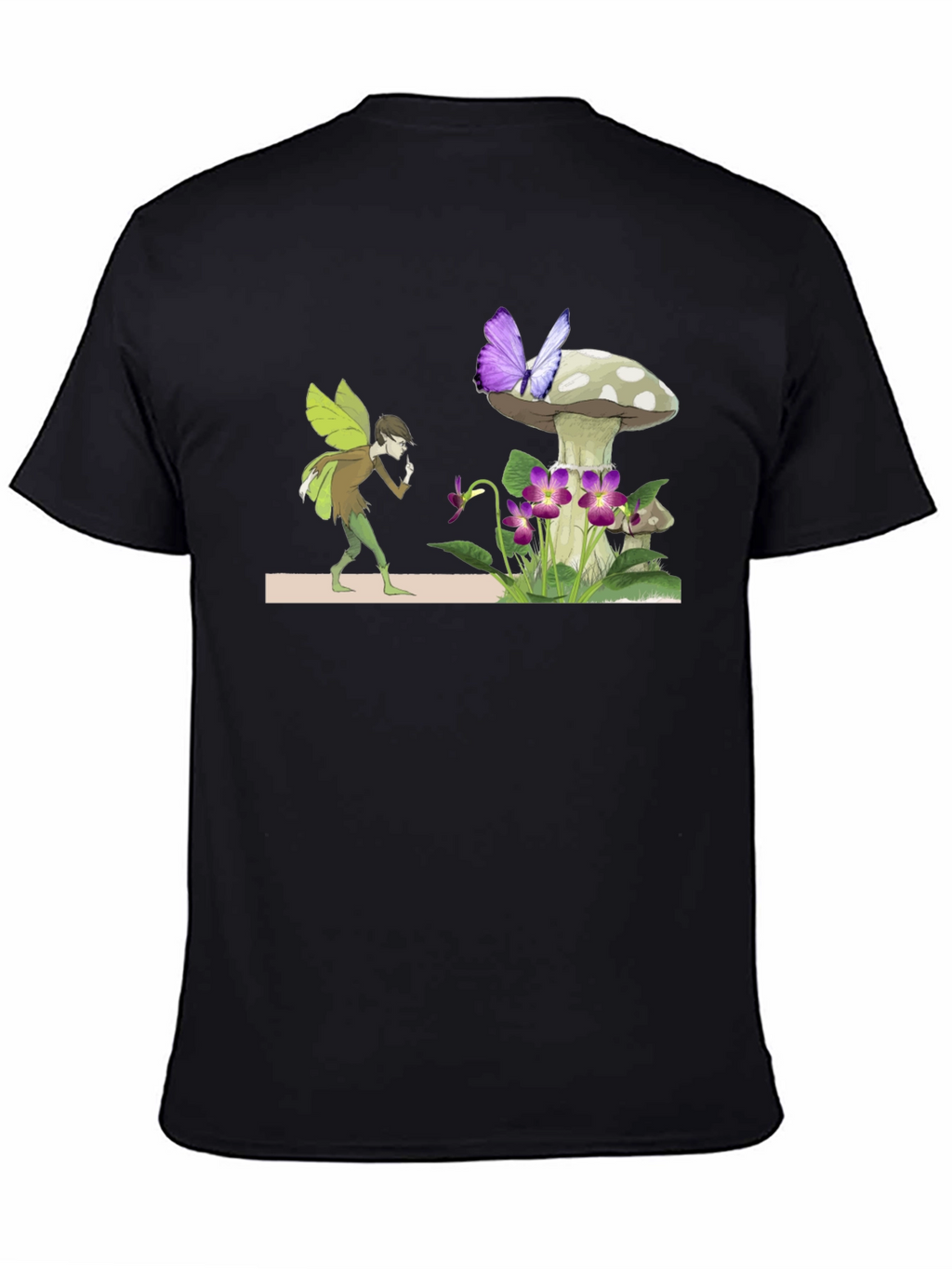 Fairy & Butterfly Graphic T-Shirt