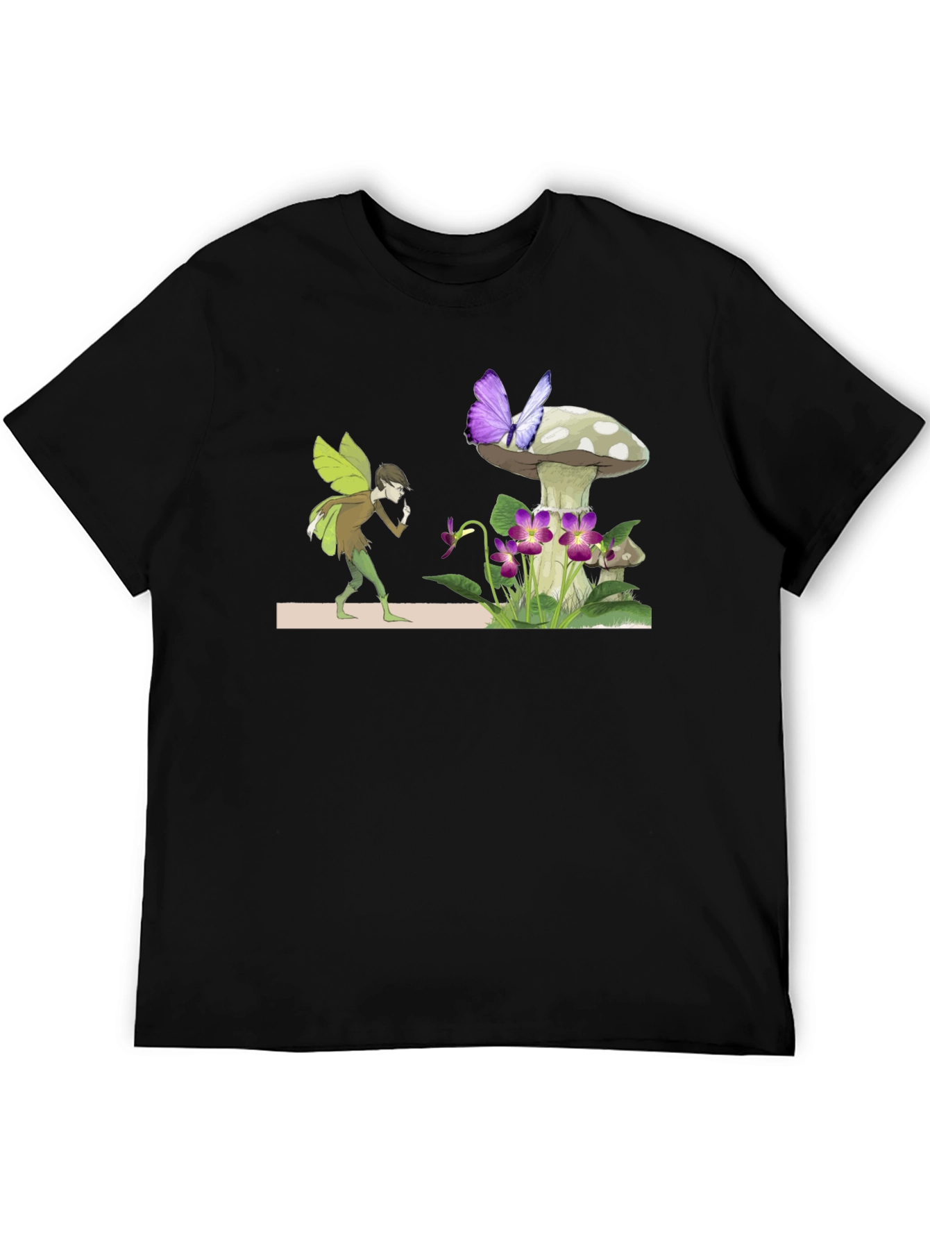 Fairy & Butterfly Graphic T-Shirt
