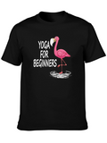 Yoga For Beginners Flamingo T-Shirt
