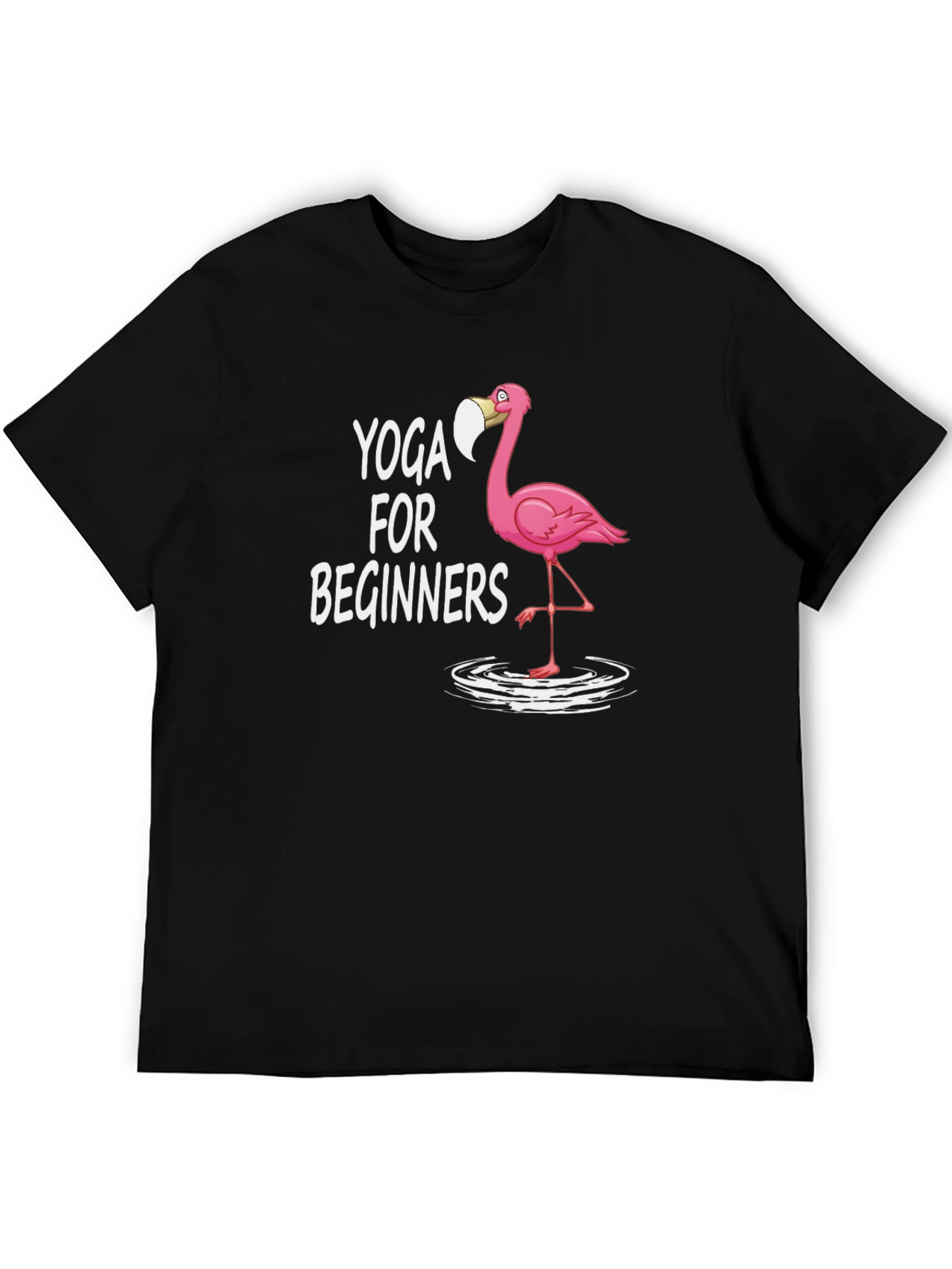 Yoga For Beginners Flamingo T-Shirt