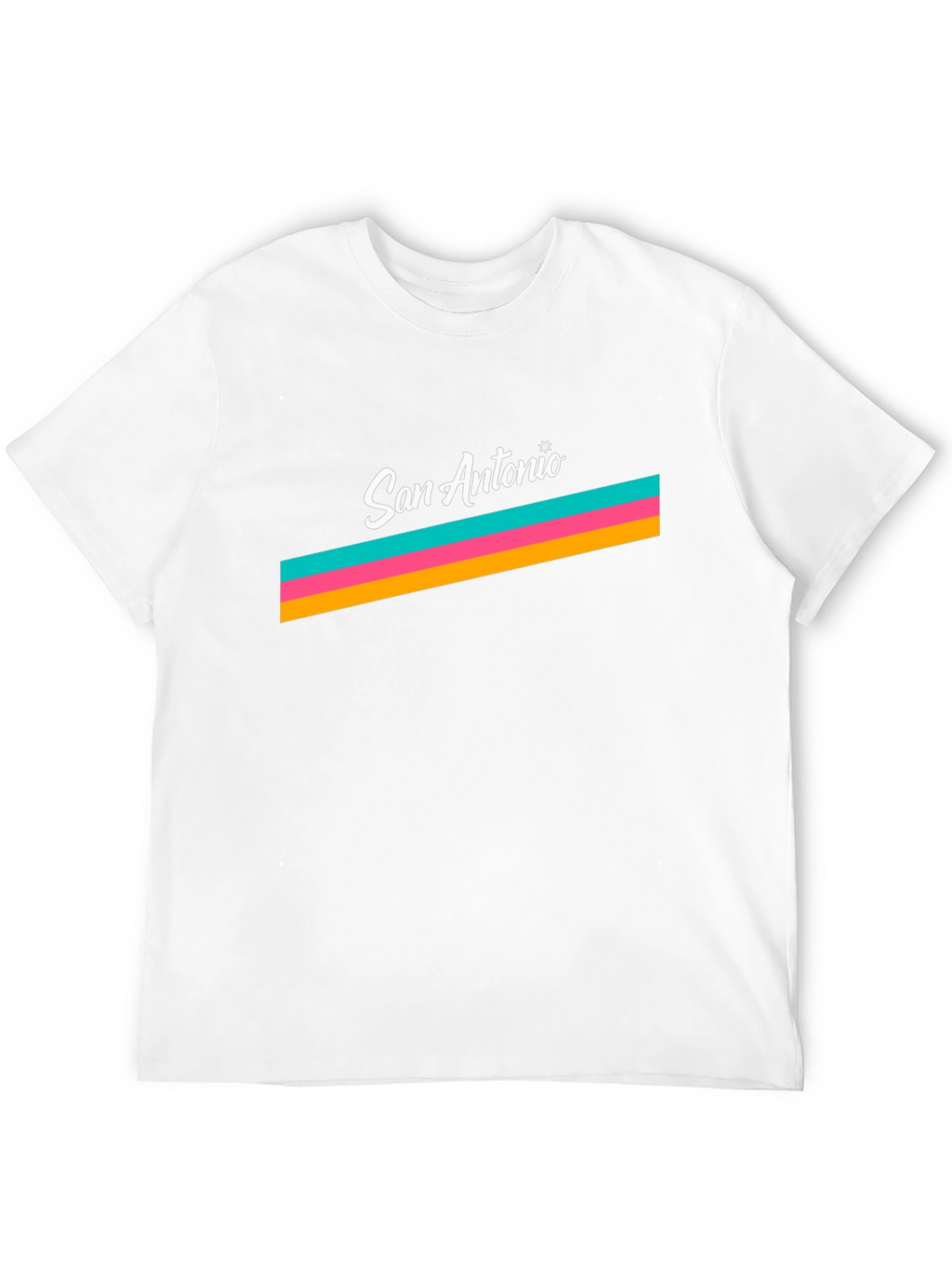 San Antonio Retro Stripe T-Shirt