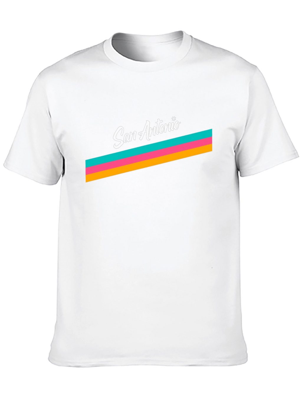 San Antonio Retro Stripe T-Shirt