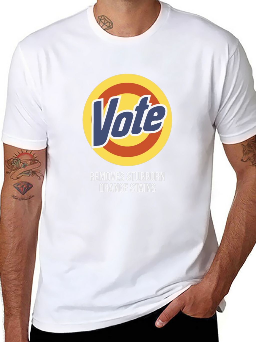 Vote Removes Orange Stains T-Shirt