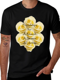 Friendship Roses Black T-Shirt