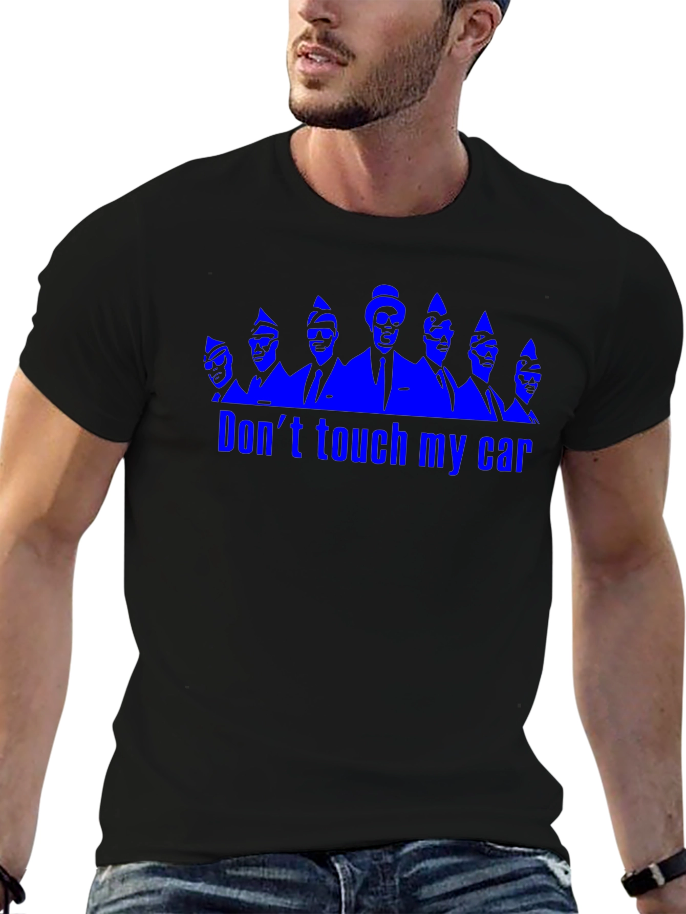 Dont Touch My Car Funny Graphic T-Shirt